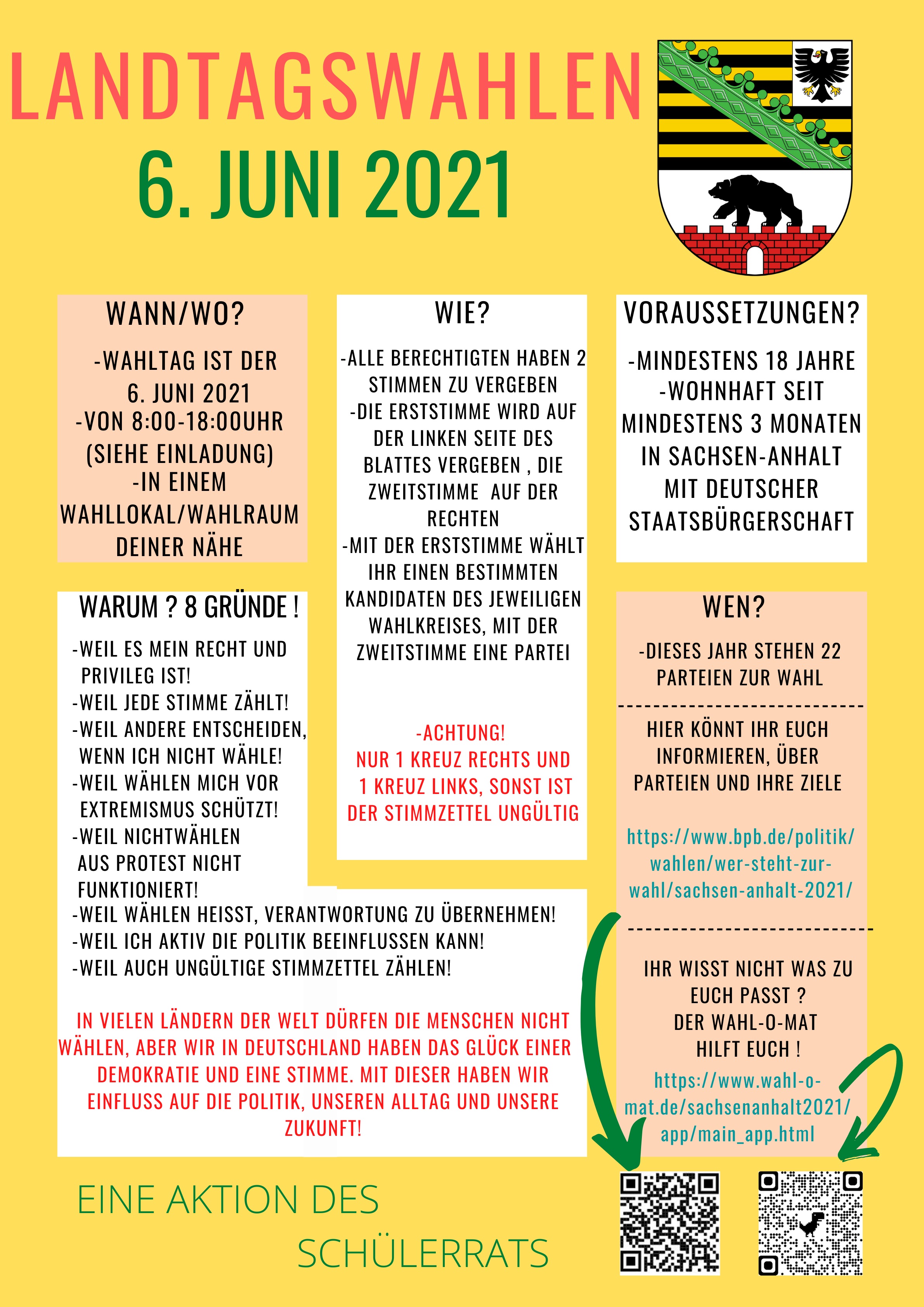 Plakat Landtagswahl