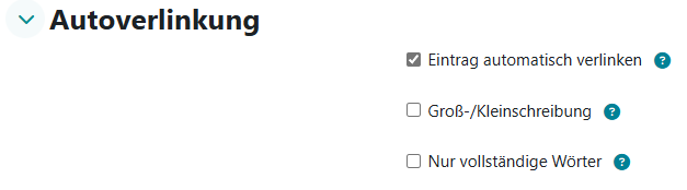 Autoverlinkung