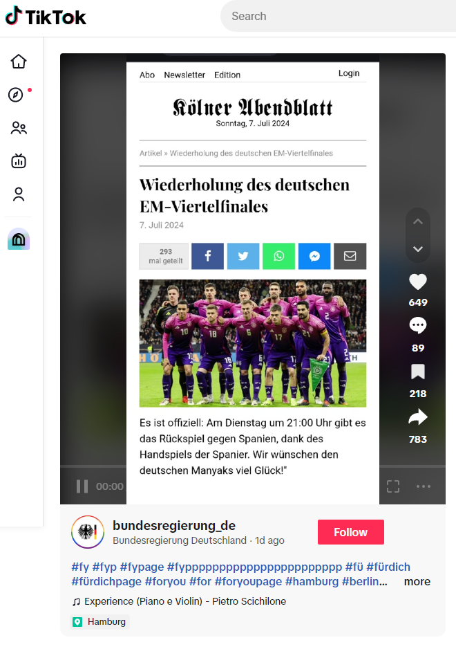 Bild EM-Viertelfinale
