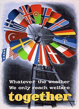 Poster zur Werbung für den Marshallplan