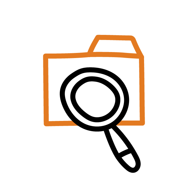 Icon Suchen, Verarbeiten und Aufbewahren