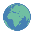 Icon Erdhalbkugel