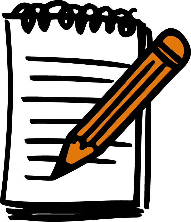 Icon Arbeitsblatt ausfüllen