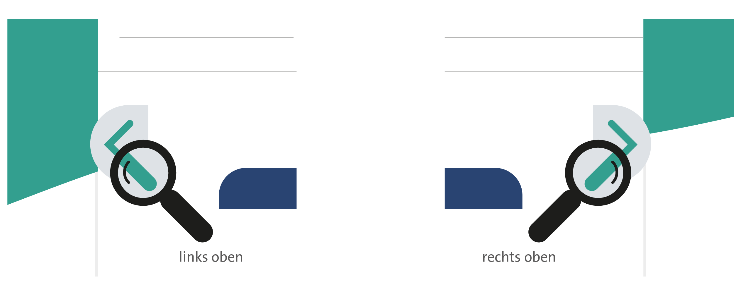 Bild der 'Öhrchen' in den Büchern im Kurs