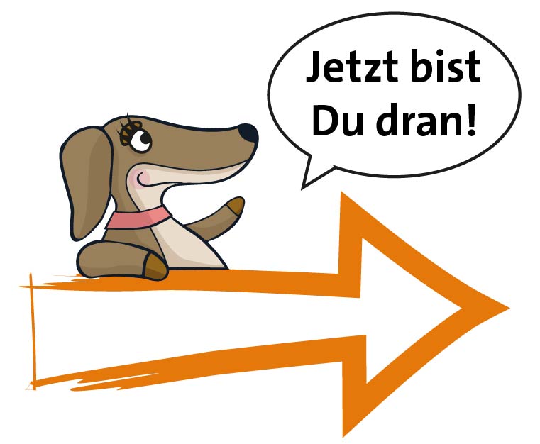 Pixi fordert dich auf: "Jetzt bist Du dran!"