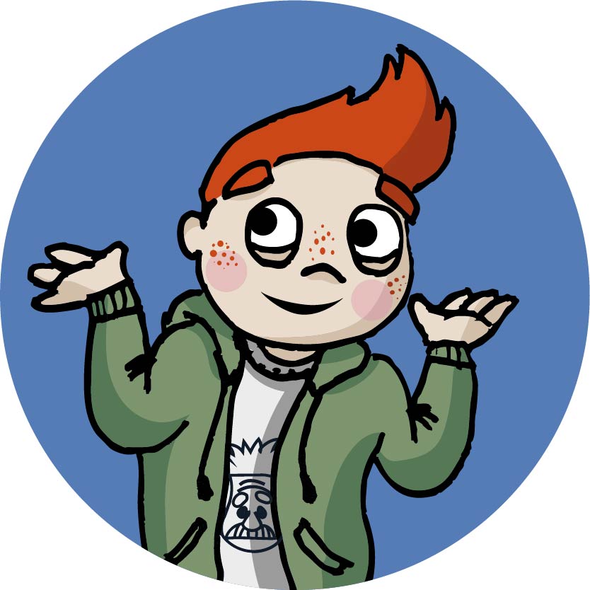 Murphy, 5. Klasse, ein rothaariger Junge mit Sommersprossen und grüner Jacke 