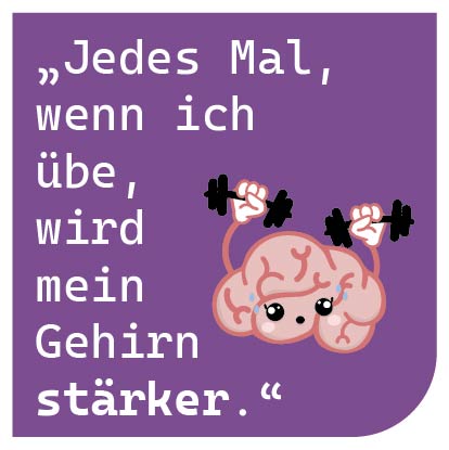 Jedes Mal, wenn ich über, wird mein Gehirn stärker.