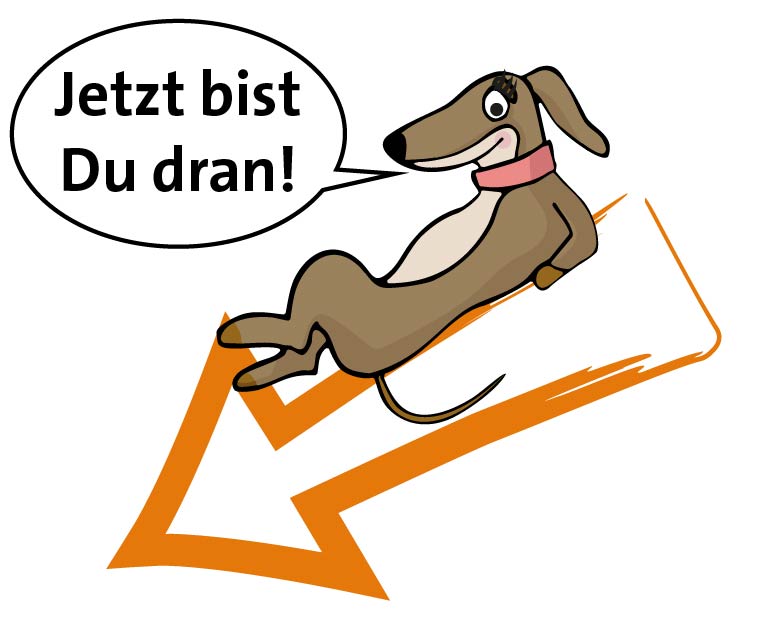 Pixi fordert dich auf: "Du bist dran!"