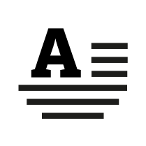 Symbol für Textverarbeitung