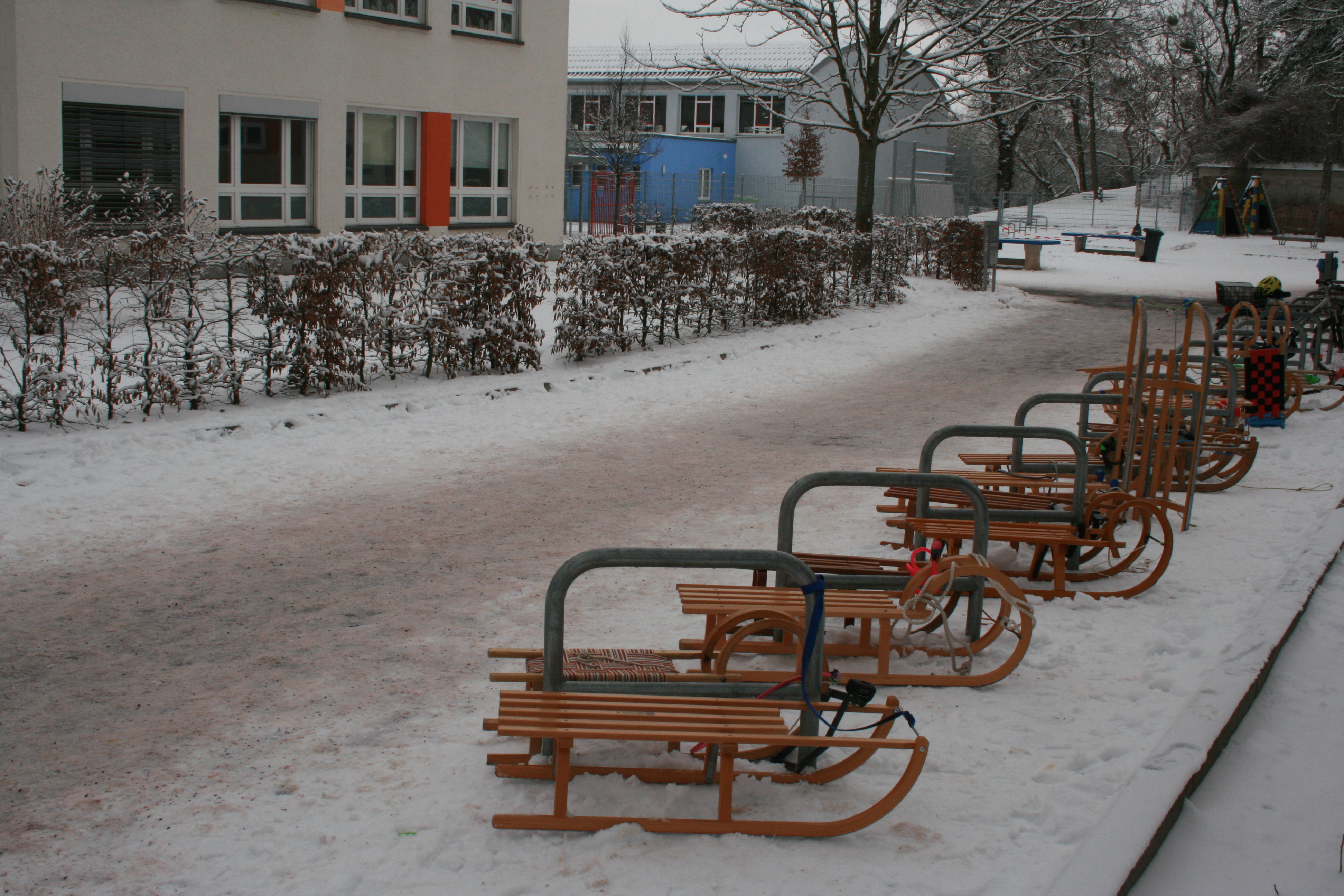 Schlittenparkplatz