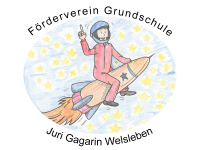 Grundschule "Juri Gagarin" Welsleben Logosu