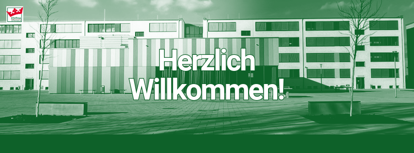 Frontansicht des Editha-Gymnasiums