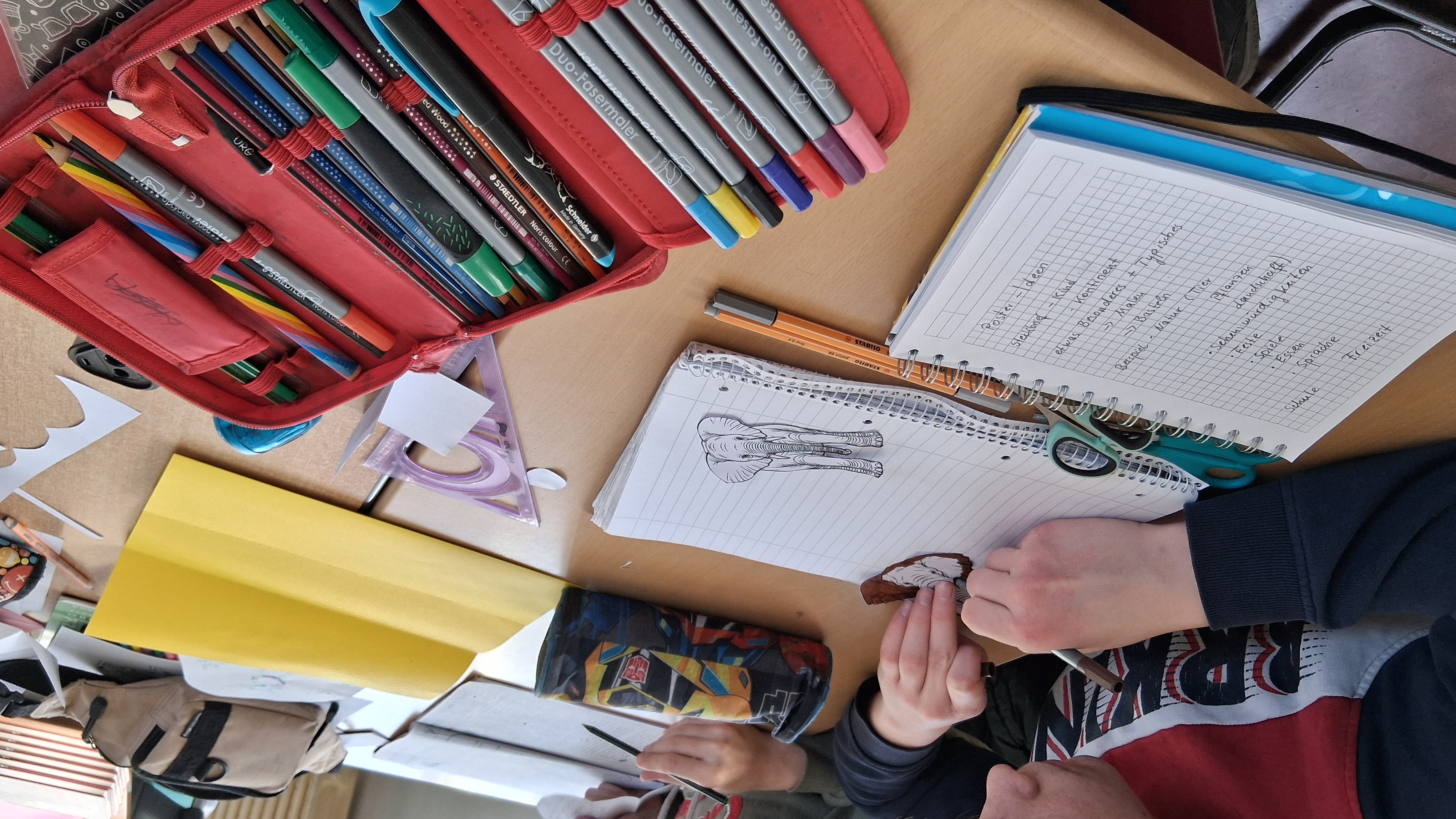 Lapbook-Vorbereitung