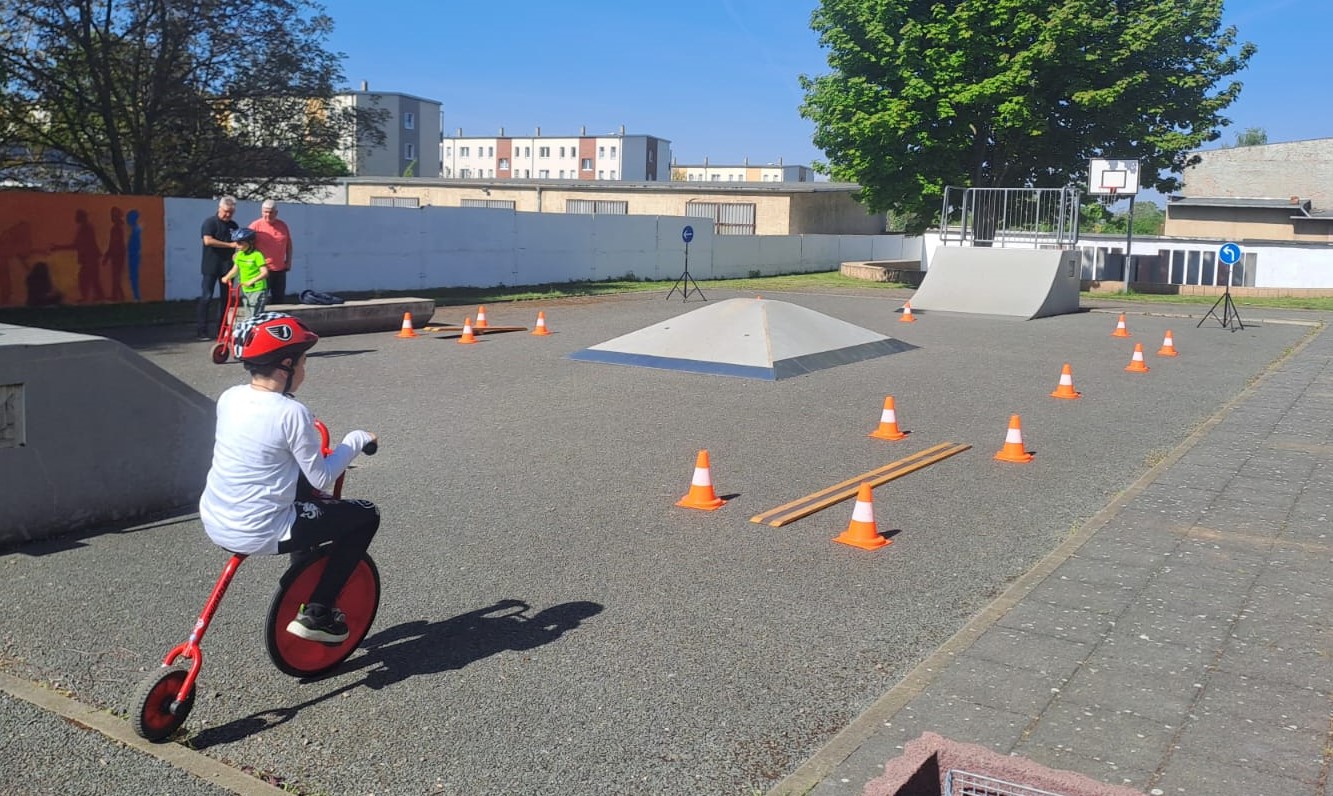 Parcours für die Kleinen