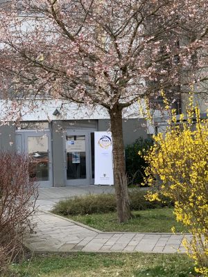 Eingang zum Veranstaltungsort.