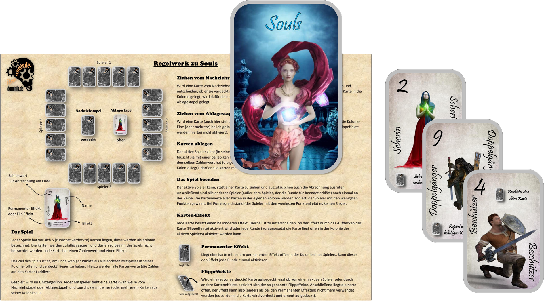 Spiel Souls aus Dominiks Ideenschmiede